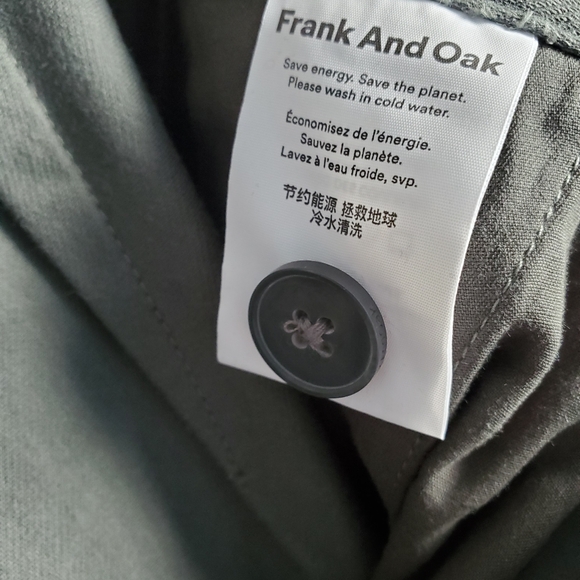 Frank & Oak Jane pant in smoky green (size 4) - Picture 5 of 5